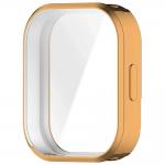 Carcasa cu protectie ecran BizonMobile Felipe compatibila cu Xiaomi Redmi Watch 6 Active, Rose Gold 3 - lerato.ro