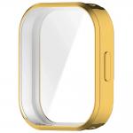 Carcasa cu protectie ecran BizonMobile Felipe compatibila cu Xiaomi Redmi Watch 6 Active, Gold 3 - lerato.ro