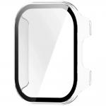 Carcasa cu protectie ecran BizonMobile Adamo compatibila cu Xiaomi Redmi Watch 6 Active, Transparent 3 - lerato.ro