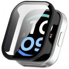 Carcasa cu protectie ecran BizonMobile Adamo compatibila cu Xiaomi Redmi Watch 6 Active, Matte Black