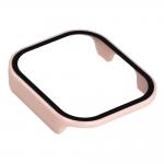 Carcasa cu protectie ecran BizonMobile Adamo compatibila cu Xiaomi Redmi Watch 6 Active, Roz 7 - lerato.ro