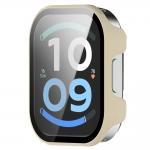 Carcasa cu protectie ecran BizonMobile Adamo compatibila cu Xiaomi Redmi Watch 6 Active, Bej 5 - lerato.ro