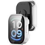 Carcasa cu protectie ecran BizonMobile Adamo compatibila cu Xiaomi Redmi Watch 6 Active, Satin Silver 4 - lerato.ro