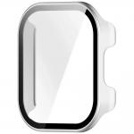 Carcasa cu protectie ecran BizonMobile Adamo compatibila cu Xiaomi Redmi Watch 6 Active, Satin Silver 3 - lerato.ro
