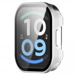 Carcasa cu protectie ecran BizonMobile Adamo compatibila cu Xiaomi Redmi Watch 6 Active, Satin Silver 5 - lerato.ro
