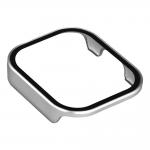 Carcasa cu protectie ecran BizonMobile Adamo compatibila cu Xiaomi Redmi Watch 6 Active, Satin Silver 7 - lerato.ro