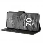 Husa flip cover Bizon Pocket compatibila cu Motorola Edge 70 Max, Negru 6 - lerato.ro