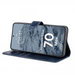 Husa flip cover Bizon Pocket compatibila cu Motorola Edge 70 Max, Navy Blue 6 - lerato.ro