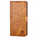 Husa flip cover Bizon Pocket compatibila cu Motorola Edge 70 Max, Maro 4 - lerato.ro
