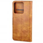 Husa flip cover Bizon Pocket compatibila cu Motorola Edge 70 Max, Maro 5 - lerato.ro