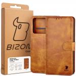 Husa flip cover Bizon Pocket compatibila cu Motorola Edge 70 Max, Maro 7 - lerato.ro