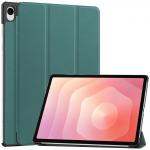 Husa Bizon Tab Croc compatibila cu Galaxy Tab S12 Plus, 12.6 inch, Dark Green 4 - lerato.ro