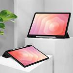Husa Bizon Tab Clear Matt compatibila cu Samsung Galaxy Tab S12 Plus, 12.6 inch, Negru 3 - lerato.ro