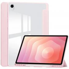 Husa Bizon Tab Clear Matt compatibila cu Samsung Galaxy Tab S12 Plus, 12.6 inch, Roz
