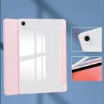 Husa Bizon Tab Clear Matt compatibila cu Samsung Galaxy Tab S12 Plus, 12.6 inch, Roz 4 - lerato.ro