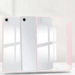 Husa Bizon Tab Clear Matt compatibila cu Samsung Galaxy Tab S12 Plus, 12.6 inch, Roz 8 - lerato.ro