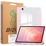 Husa Bizon Tab Clear Matt compatibila cu Samsung Galaxy Tab S12 Plus, 12.6 inch, Roz 9 - lerato.ro