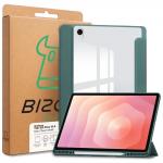 Husa Bizon Tab Clear Matt compatibila cu Samsung Galaxy Tab S12 Plus, 12.6 inch, Dark Green 9 - lerato.ro
