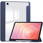 Husa Bizon Tab Clear Matt compatibila cu Samsung Galaxy Tab S12 Plus, 12.6 inch, Dark Blue 2 - lerato.ro