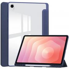 Husa Bizon Tab Clear Matt compatibila cu Samsung Galaxy Tab S12 Plus, 12.6 inch, Dark Blue