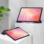 Husa Bizon Tab Clear Matt compatibila cu Samsung Galaxy Tab S12 Plus, 12.6 inch, Dark Blue 3 - lerato.ro