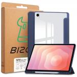 Husa Bizon Tab Clear Matt compatibila cu Samsung Galaxy Tab S12 Plus, 12.6 inch, Dark Blue 9 - lerato.ro