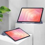Husa Bizon Tab Clear Matt compatibila cu Samsung Galaxy Tab S12 Plus, 12.6 inch, Mov 3 - lerato.ro