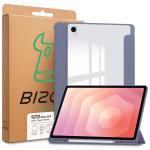 Husa Bizon Tab Clear Matt compatibila cu Samsung Galaxy Tab S12 Plus, 12.6 inch, Mov 9 - lerato.ro
