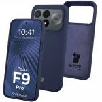 Carcasa Bizon Soft compatibila cu Xiaomi Poco F9 Pro, Dark Blue 3 - lerato.ro