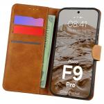 Husa flip cover Bizon Pocket compatibila cu Xiaomi Poco F9 Pro, Maro 3 - lerato.ro