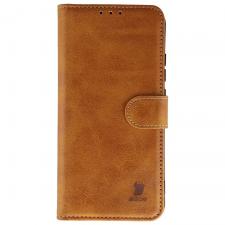 Husa flip cover Bizon Pocket compatibila cu Xiaomi Poco F9 Pro, Maro