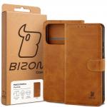 Husa flip cover Bizon Pocket compatibila cu Xiaomi Poco F9 Pro, Maro 7 - lerato.ro