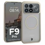 Kit protectie 2 in 1 BizonMobile, Carcasa Bizon MatteO si Folie sticla securizata Bizon Glass Edge, compatibil cu Xiaomi Poco F9 Pro, Bej 4 - lerato.ro