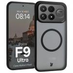 Kit protectie 2 in 1 BizonMobile, Carcasa Bizon MatteO si Folie sticla securizata Bizon Glass Edge, compatibil cu Xiaomi Poco F9 Ultra, Negru 4 - lerato.ro
