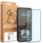 Kit protectie 2 in 1 BizonMobile, Carcasa Bizon MatteO si Folie sticla securizata Bizon Glass Edge, compatibil cu Xiaomi Poco F9 Ultra, Negru 10 - lerato.ro