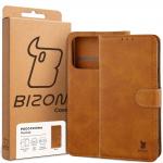 Husa flip cover Bizon Pocket compatibila cu Xiaomi Poco F9 Ultra, Maro 7 - lerato.ro