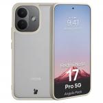 Kit protectie 2 in 1 BizonMobile, Carcasa Bizon Angelo si Folie sticla securizata Bizon Glass Edge, compatibil cu Xiaomi Redmi Note 17 Pro, Bej 4 - lerato.ro