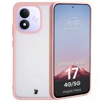 Kit protectie 2 in 1 BizonMobile, Carcasa Bizon Angelo si Folie sticla securizata Bizon Glass Edge, compatibil cu Xiaomi Redmi Note 17 4G / 5G, Roz 4 - lerato.ro