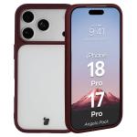 Kit protectie 2 in 1 BizonMobile, Carcasa Bizon Angelo si Folie sticla securizata Bizon Glass Edge, compatibil cu iPhone 18 Pro / 17 Pro, Dark Purple 4 - lerato.ro