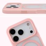Kit protectie 2 in 1 BizonMobile, Carcasa Bizon MatteO si Folie sticla securizata Bizon Glass Edge, compatibil cu iPhone 18 Pro Max / 17 Pro Max, Roz 6 - lerato.ro
