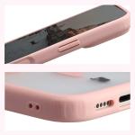 Kit protectie 2 in 1 BizonMobile, Carcasa Bizon MatteO si Folie sticla securizata Bizon Glass Edge, compatibil cu iPhone 18 Pro Max / 17 Pro Max, Roz 7 - lerato.ro
