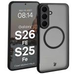 Kit protectie 2 in 1 BizonMobile, Carcasa Bizon MatteO si Folie sticla securizata Bizon Glass Edge, compatibil cu Samsung Galaxy S26 FE / S25 FE, Negru 4 - lerato.ro