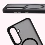 Kit protectie 2 in 1 BizonMobile, Carcasa Bizon MatteO si Folie sticla securizata Bizon Glass Edge, compatibil cu Samsung Galaxy S26 FE / S25 FE, Negru 6 - lerato.ro