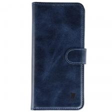 Husa flip cover Bizon Pocket compatibila cu Samsung Galaxy S26 FE / S25 FE, Navy Blue