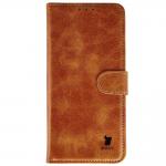 Husa flip cover Bizon Pocket compatibila cu Samsung Galaxy S26 FE / S25 FE, Maro 2 - lerato.ro