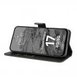 Husa flip cover Bizon Pocket compatibila cu Xiaomi Redmi 17, Negru 6 - lerato.ro