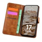 Husa flip cover Bizon Pocket compatibila cu Xiaomi Redmi 17, Maro 3 - lerato.ro