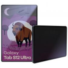 Folie protectie display Bizon Tab Hybrid Shadow Privacy compatibila cu Samsung Galaxy Tab S12 Ultra, Negru
