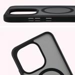 Carcasa Bizon MatteO cu MagSafe compatibila cu Xiaomi Redmi Note 17 Pro, Negru 5 - lerato.ro