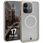 Carcasa Bizon MatteO cu MagSafe compatibila cu Xiaomi Redmi Note 17 Pro, Bej 3 - lerato.ro